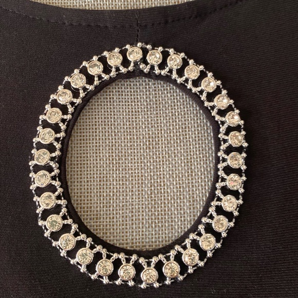 JBS 🖤BLACK🖤 EMBELLISHED COLD-SHOULDER COCKTAIL DRESS SIZE LARGE 🌟EUC🌟 - Picture 7 of 15